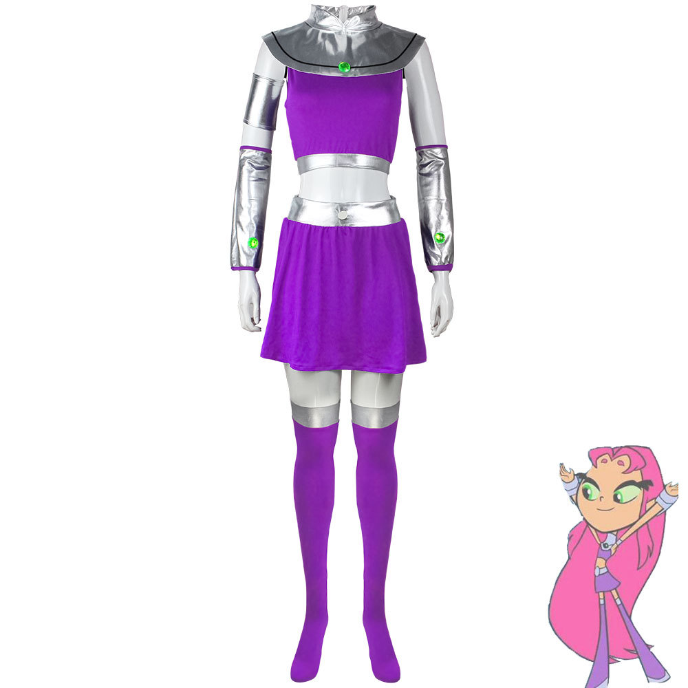 Anime Cosplay Nun - Costume da Cosplay di Starfire dei