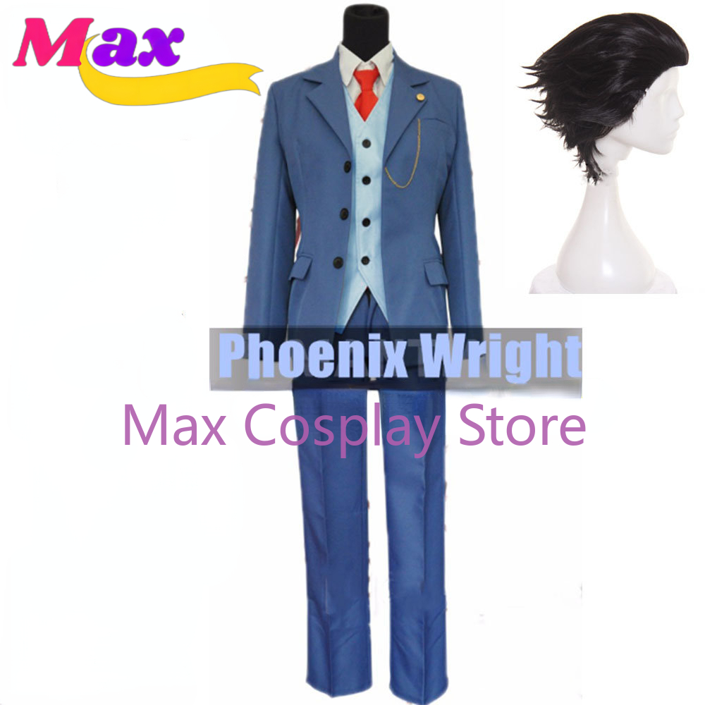 Anime Cosplay Nz - Max Phoenix Wright Costumi Cosplay Giacca