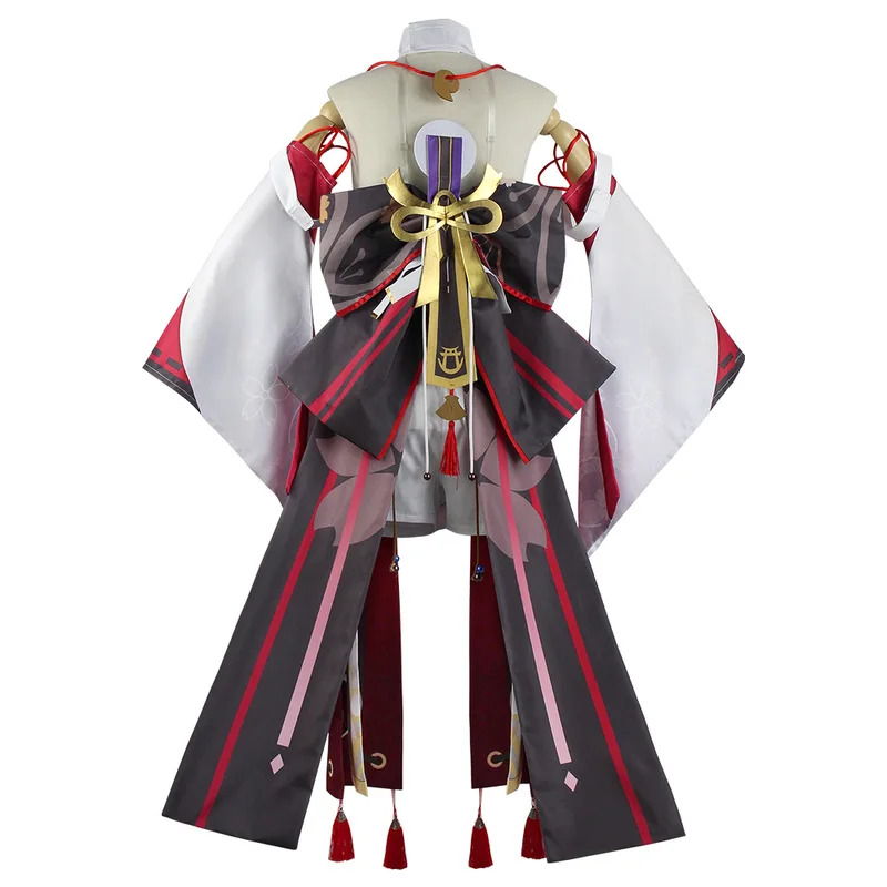 Cosplay Anime Yae Miko - Cosplay Miko Guuji Yae Costume Parrucca