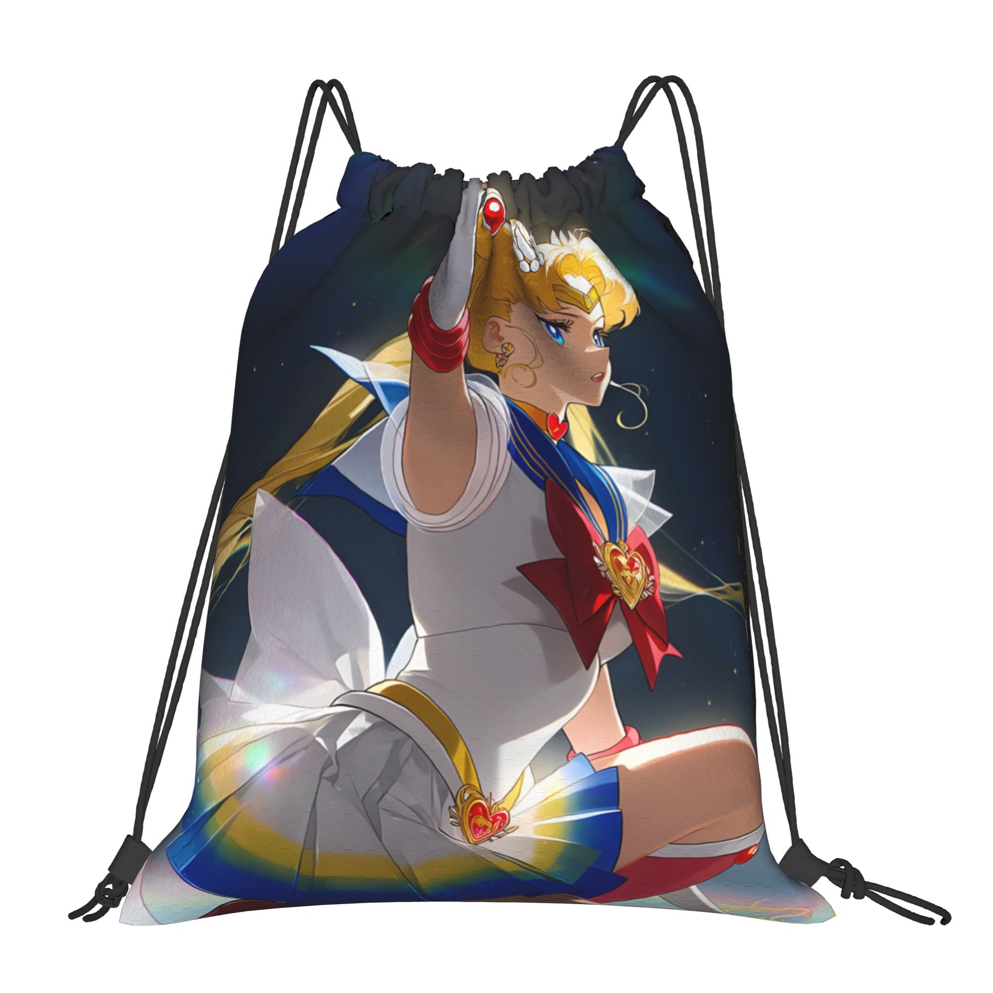 Sailor Moon Wand - 1 pz. Borsa con coulisse stampata