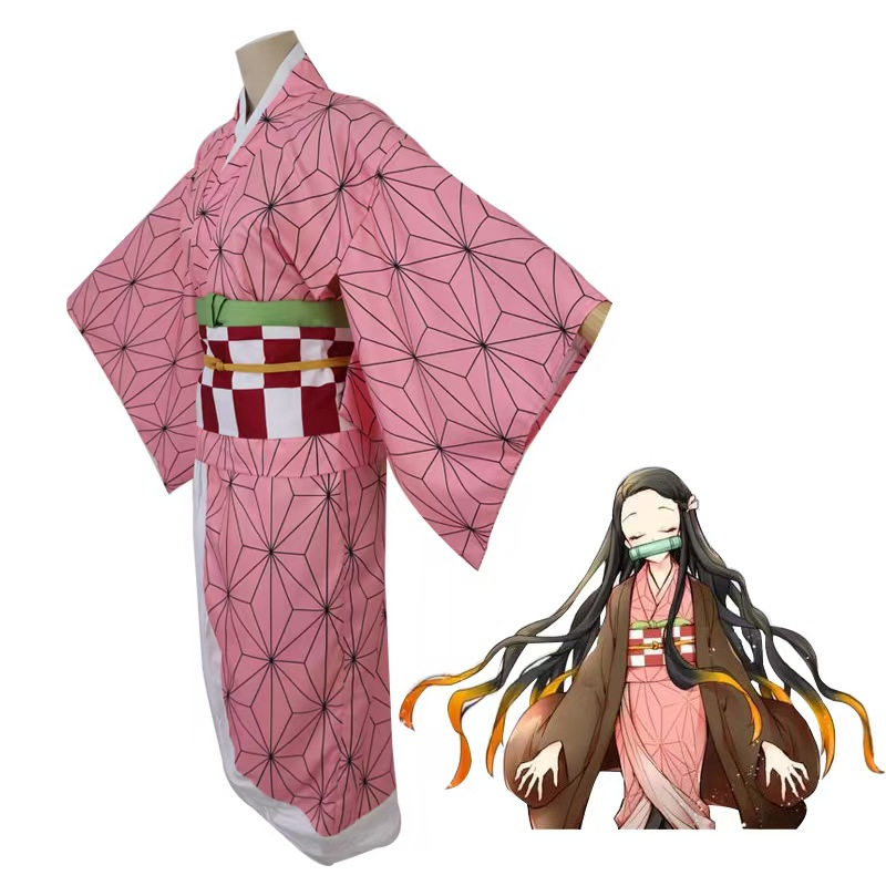 Anime Cosplay Nz - Costume Cosplay Nezuko Kamado di Demon