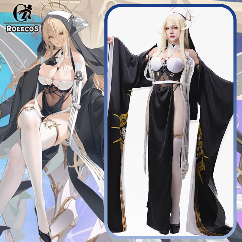 Anime Cosplay Nun - Costume Cosplay ROLECOS del Gioco Azur