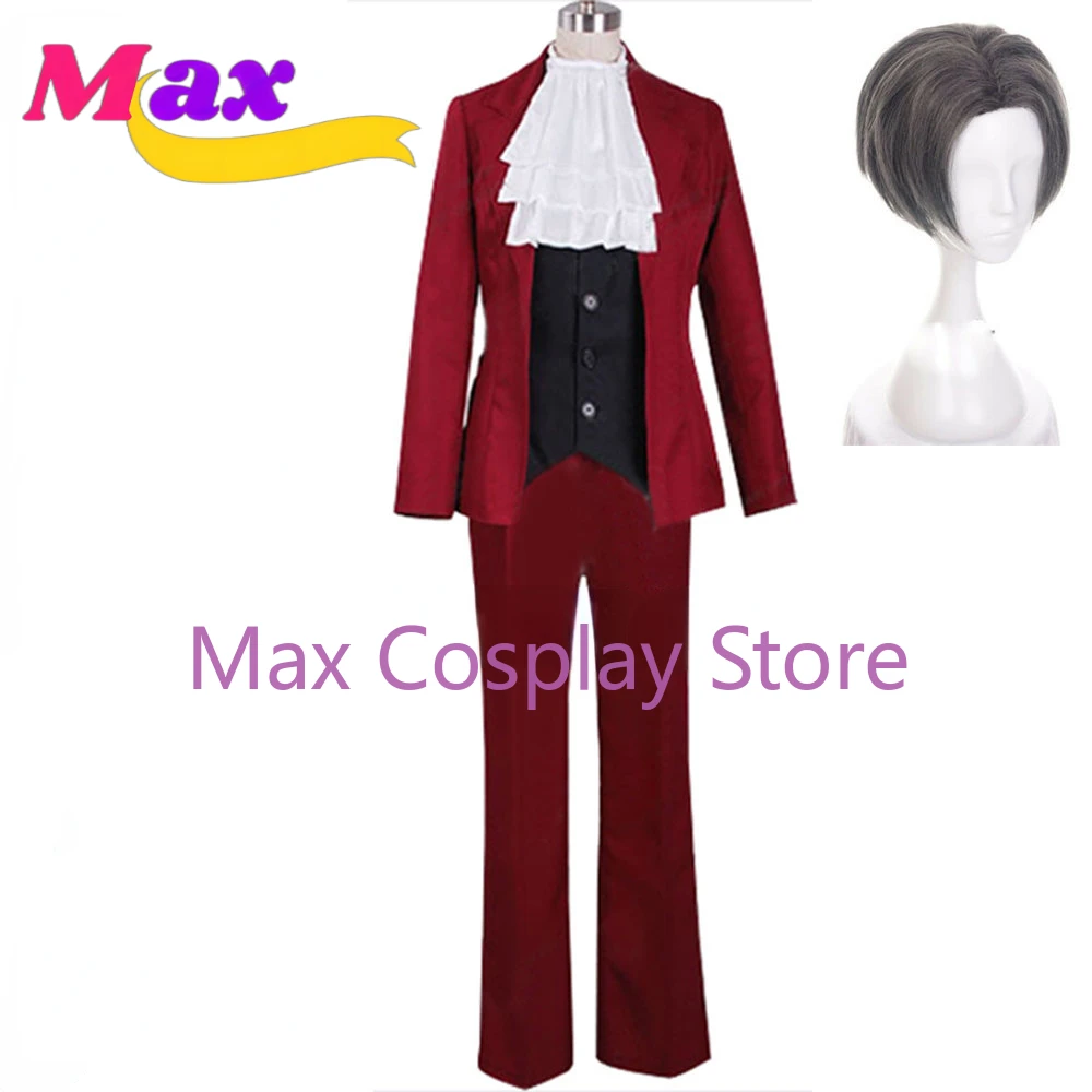 Anime Cosplay Nz - Max Gioco Costume Cosplay Miles Edgeworth