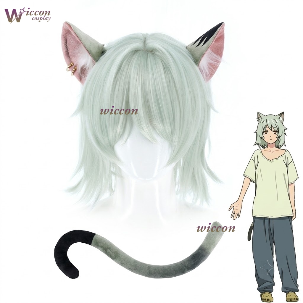 Anime Cosplay Cat - Parrucca Cosplay Yaniko Satou con Orecchie