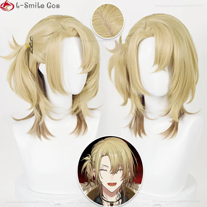 Anime Cosplay Nun - Vtuber NIJISANJI Luca Kaneshiro Cosplay Giallo