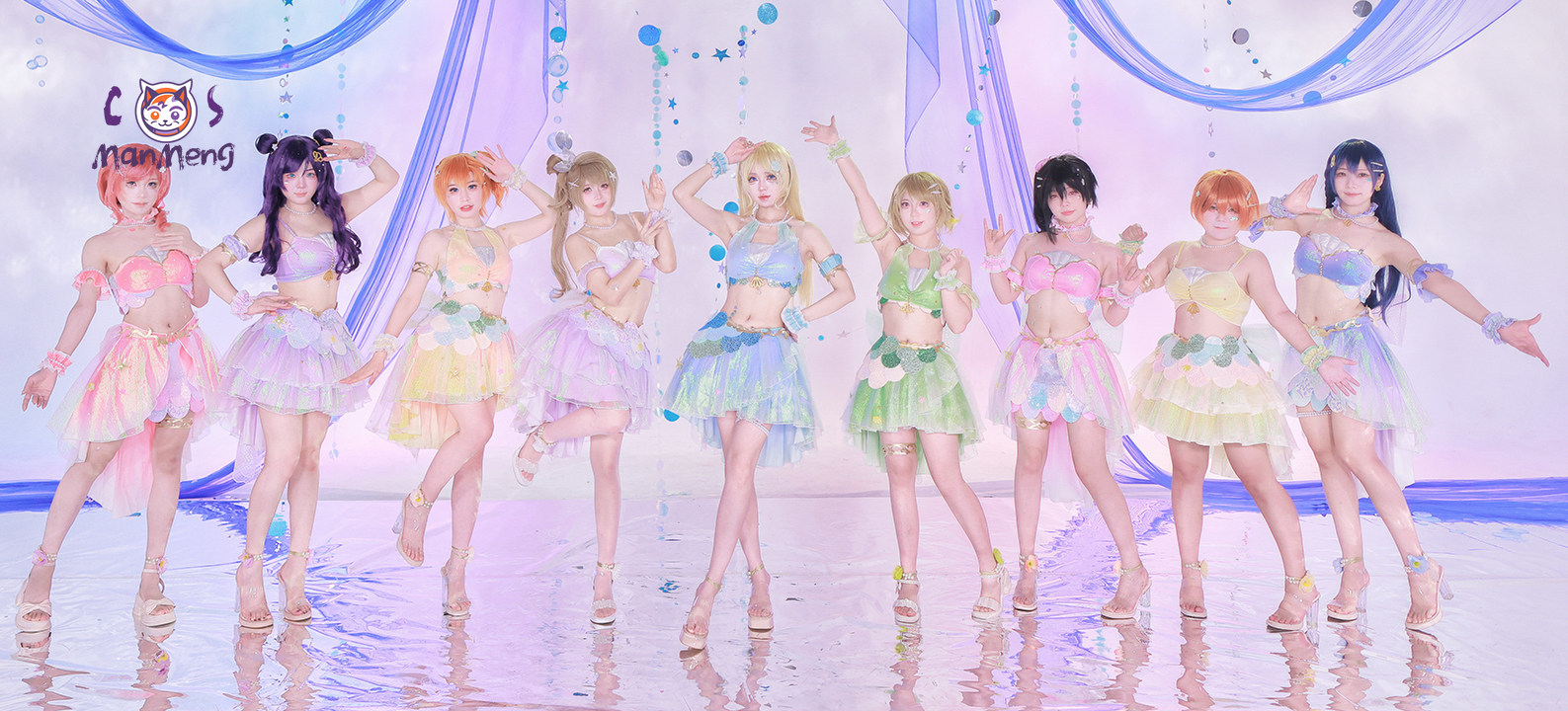 Anime Cosplay Swimsuit - Anime LoveLive! Costume da Sirena Hanayo