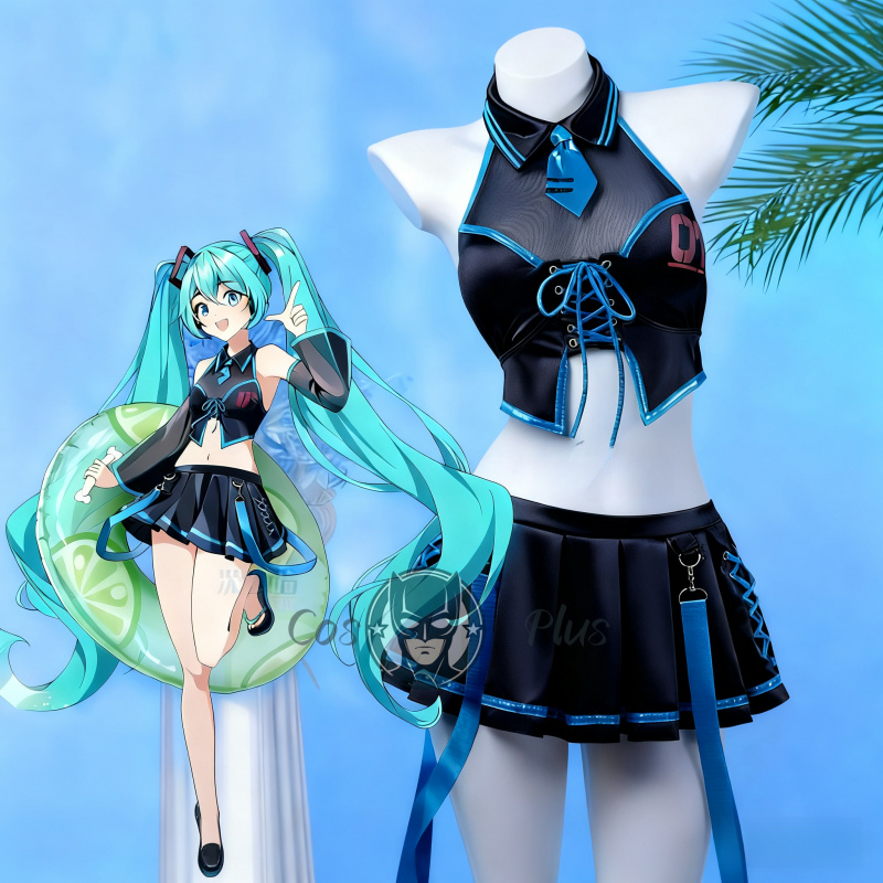 Anime Cosplay Swimsuit - Gioco Anime Miku Seaxy Abiti Costume