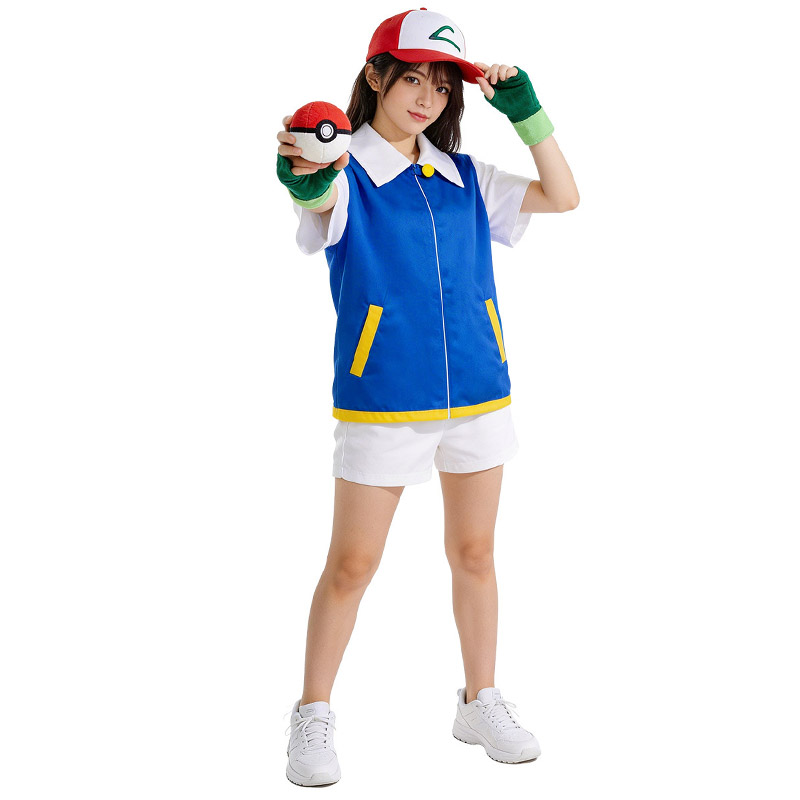 Costume Cosplay Ash Ketchum pe - Kids Cosplay Anime recensione e prezzo
