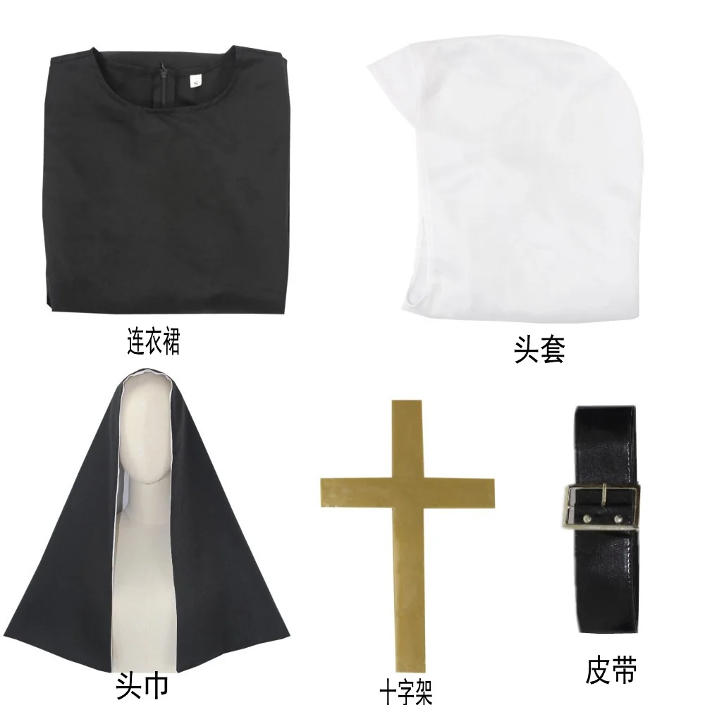 Costumi da Suora per Donne 202 - Anime Cosplay Nun recensione e prezzo