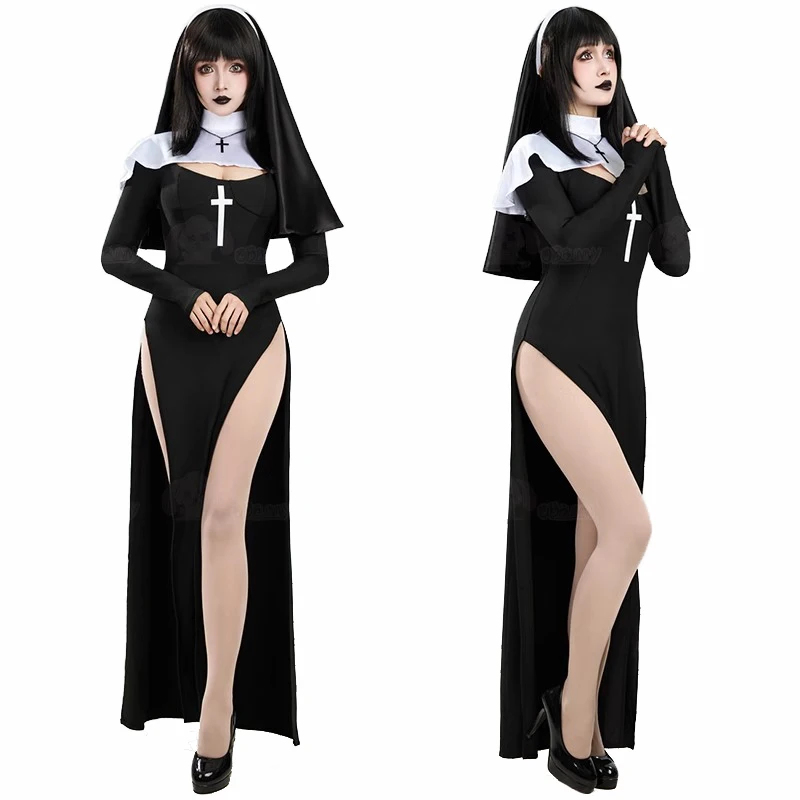 Costume da Cosplay per Donne,  - Anime Cosplay Nun recensione e prezzo