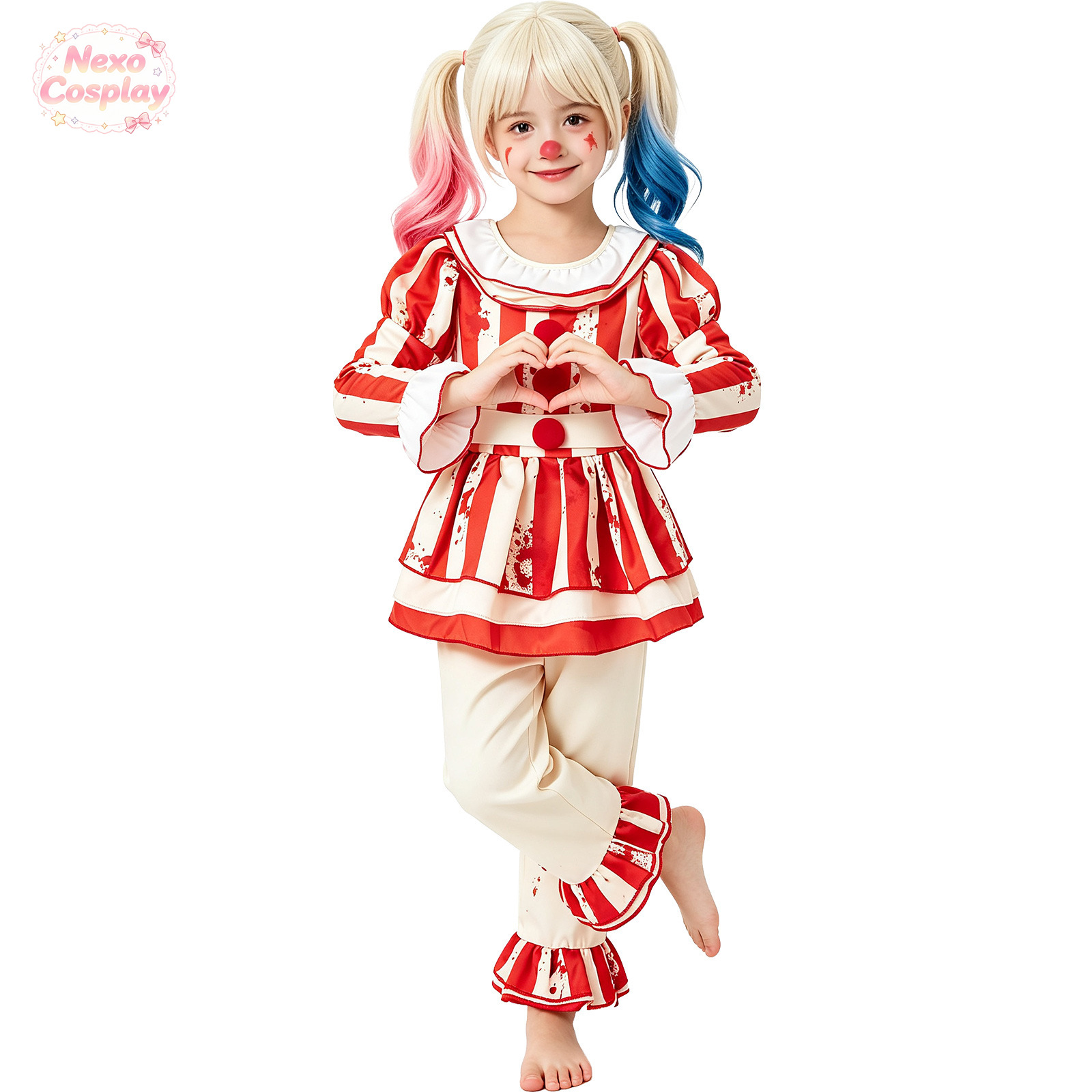 Costume da clown horror a righ - Kids Cosplay Anime recensione e prezzo