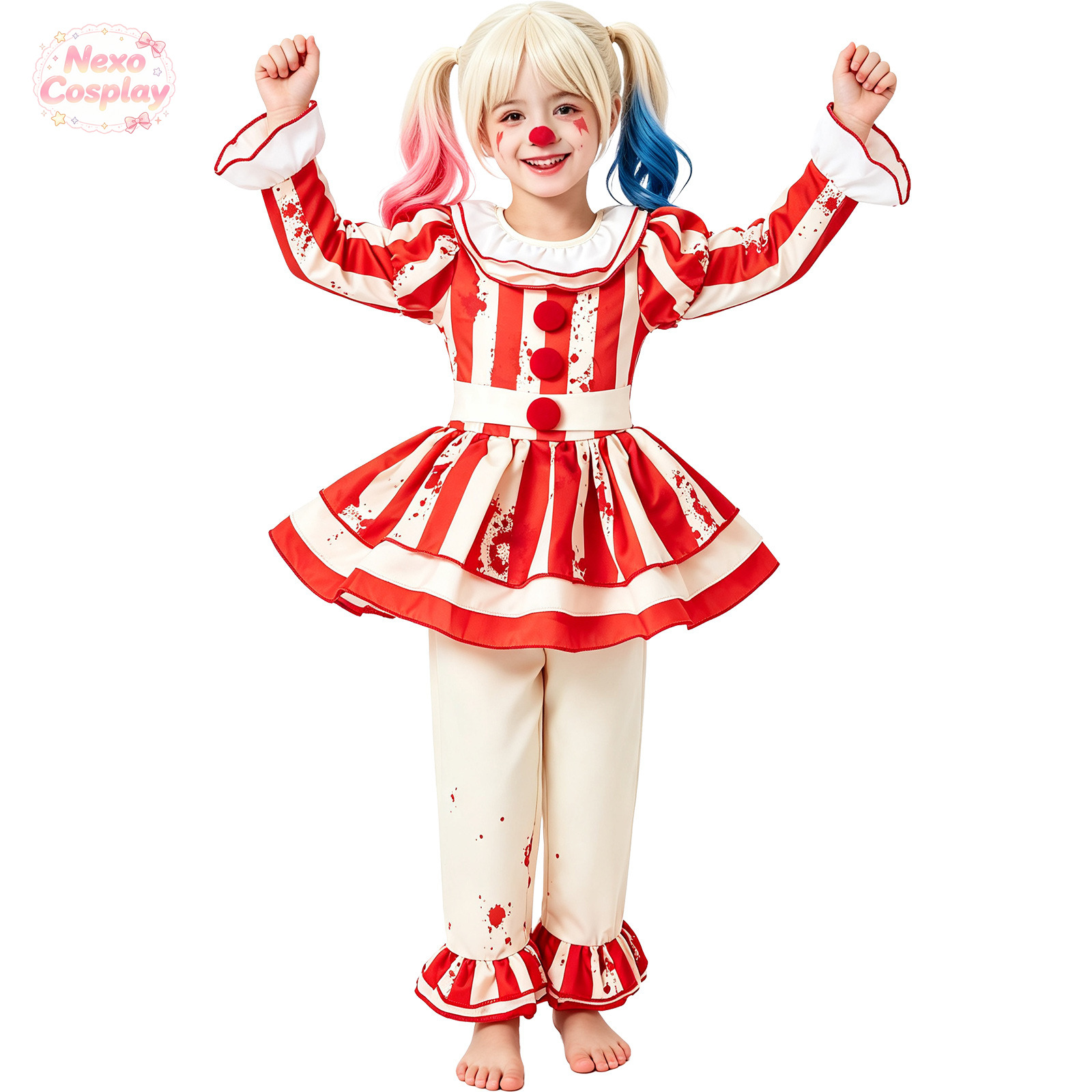 Costume da clown horror a righ - Kids Cosplay Anime recensione e prezzo