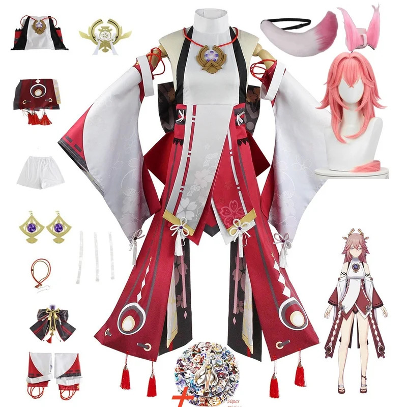 Cosplay Miko Guuji Yae Costume - Cosplay Anime Yae Miko recensione e prezzo
