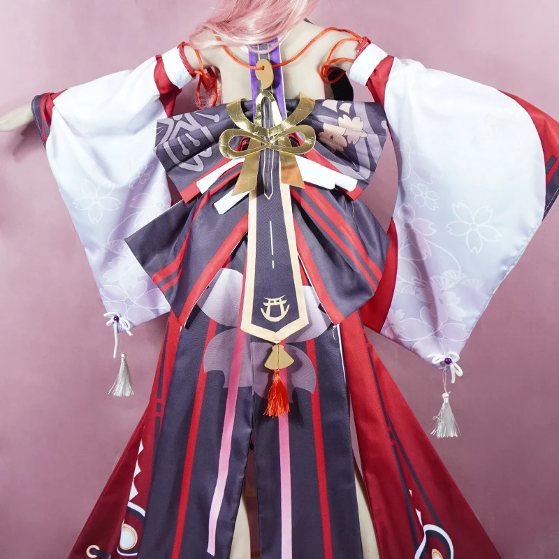 Yae Miko Costume Cosplay Parru - Cosplay Anime Yae Miko recensione e prezzo