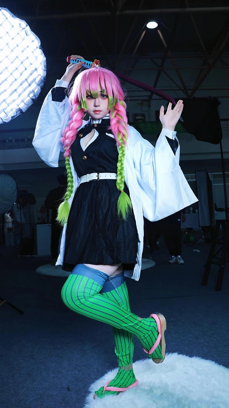 Anime Kanroji Mitsuri Costume  - Kids Cosplay Anime recensione e prezzo