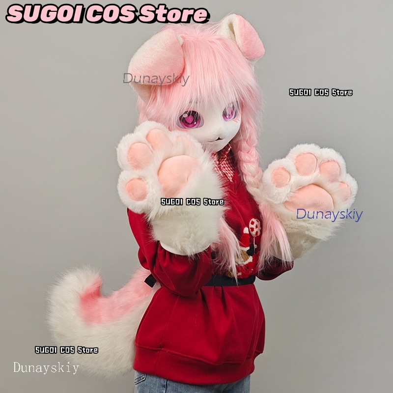 aBcSCS*Fursuit Head Kigurumi M - Anime Cosplay Cat recensione e prezzo